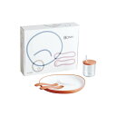 KINTO BONBO 4pcs セット (オレンジ ) プレート ストローカップ スプーン フォーク テーブルウエア ベビー用品 キッズ食器 離乳食 P2GA...