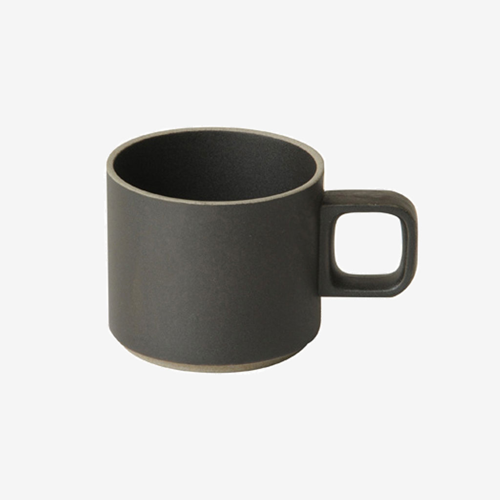 Hasami Porcelain ハサミポーセリン HPB019 Mug Cup 85 mm Small Black 波佐見焼 黒 磁器 スタッキング 収納 新築 マグカップ コップ ブラック ギフト プレゼント 8.5cm