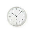 【5/9 20時からマラソン限定★200円OFFクーポン配布】Lemnos RIKI STEEL CLOCK ［電波時計］/ ホワイト （WR08-24 WH）電波 時計 掛け時計 時計 壁掛け ギフト 新築祝い 渡辺力 レムノス