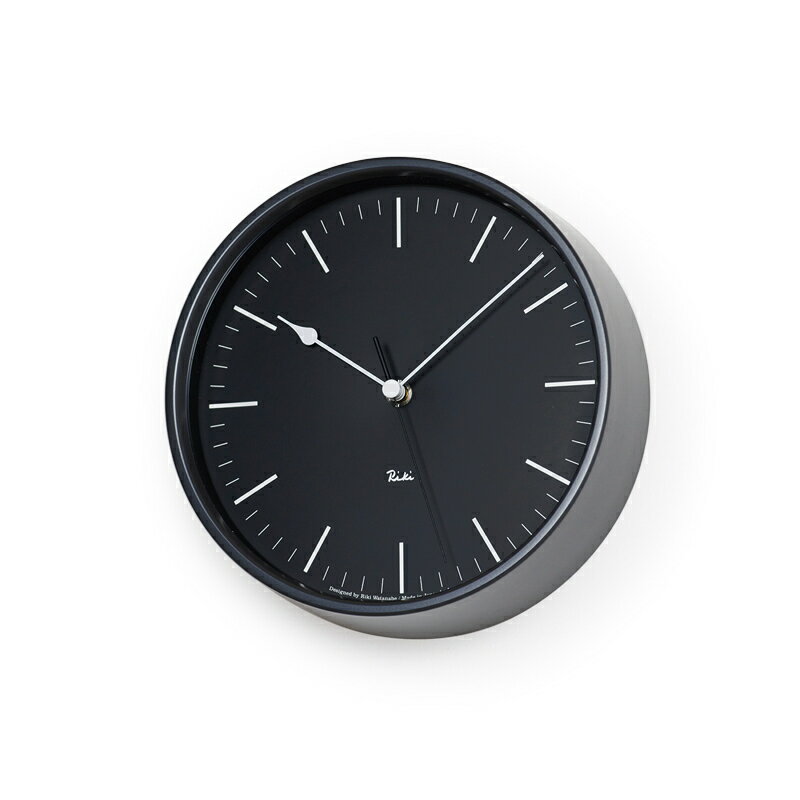 -Lemnos RIKI STEEL CLOCK mdgvn/ ubN iWR08-24 BKj rO q Q |v Mtg Vzj nӗ mX