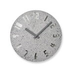 【マラソン限定★100円OFFクーポン配布】Lemnos PANECO CLOCK / サンド・ライトグレー・ナンバー（HIL22-10 LGY）掛け時計 シンプル 五十嵐 久枝デザイン 新築祝い レムノス