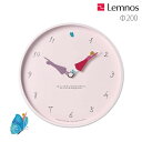 Lemnos Herstory butterfly 蝶(MU23-12B)Φ200 ハーストーリーチョウ 掛け置き兼用時計 ギフト 結婚祝い 新築祝い うふふま...