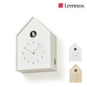 Lemnos Birdhouse Clock ホワイト/ナチュラル(NY16-12)バードハウスクロック カッコー時計 掛け置き兼用時計 ギフト 結婚祝い 新築...