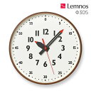 【マラソン期間ポイント2倍】Lemnos fun pun clock M/BW(YD14-08)Φ305 ふんぷんくろっく ブラウン 掛け時計 子供部屋 寝室 ギフト 入学祝い 出産祝い 新築祝い 土橋陽子 レムノス P2BAI(3)