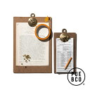 PUEBCO SCREW CLIPBOARD A4/Check メモ 縦長 領収書 サイン台 バインダー クリップ 店舗 ショップ 真鍮 ギフト プレゼント 贈...