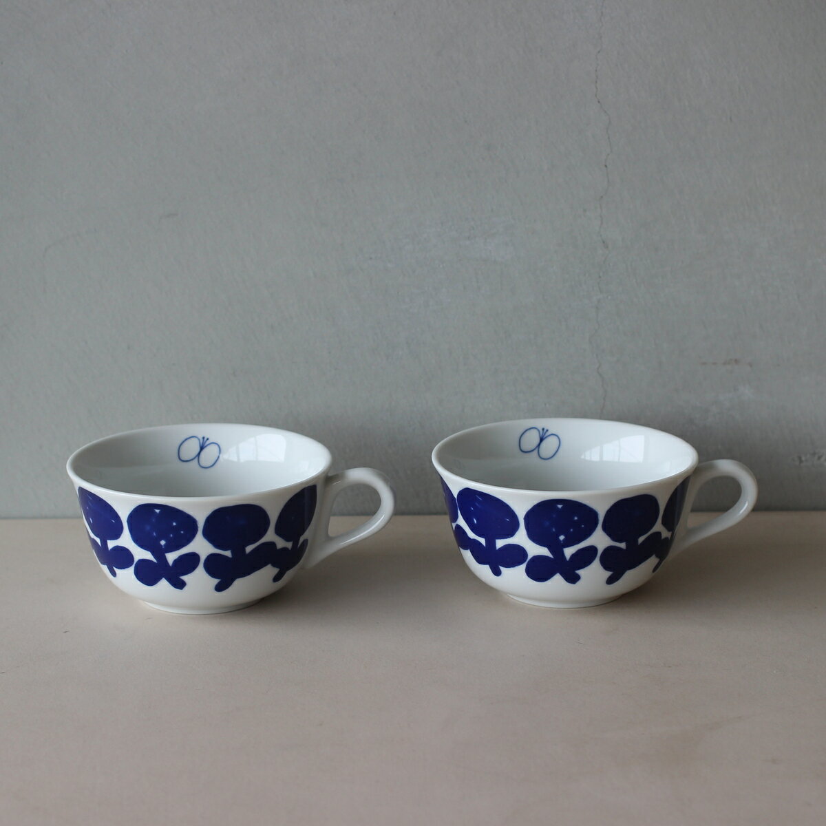 ミナ ペルホネン リメイク モーニングカップ（ブルー）×モーニングカップ（ブルー）Remake tableware Morning Cup BL×BL PASS THE BATON ギフトセット カップ テーブルウェア 器 皆川 明 プレゼント ギフト 贈り物のサムネイル