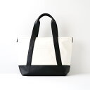 MOHEIM TOTE BAG Sサイズ ホワイト トートバッグ カバン 鞄 バッグ 手提げ 帆布 牛革 レザー ベーシック