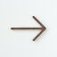 MOHEIM ARROW (walnut)  ʥå ԥȥॵ ŷ  ۽ˤ Ź ե  SIGN 륹ƥå  إࡡɥ