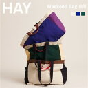 【2025新作】正規品 HAY WEEKEND BAG【M】ヘイ ウィークエンドバッグ ロゴトート バッグ ナチュラル オーガニックコットン100% 多目的バッグ ジムバッグ スポーツバッグ エコバッグハンドバッグ ダークグリーン ブルー クリーム