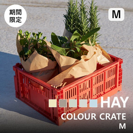＼BLACK FRIDAY ポイント5倍／【HAY POP-UP期間限定】正規品 HAY COLOUR CRATE M カラー クレート スタ..