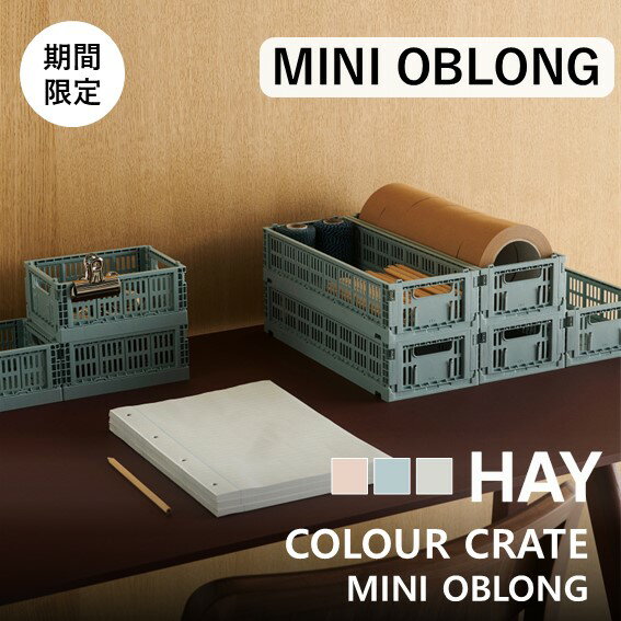 ＼BLACK FRIDAY ポイント5倍／【HAY POP-UP期間限定】正規品 HAY COLOUR CRATE MINI OBLONG カラー ク..