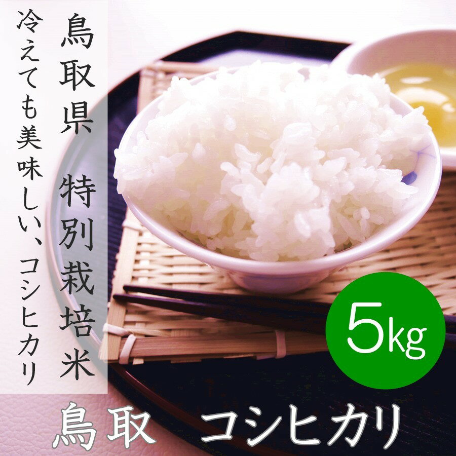 【白米】鳥取県 コシヒカリ 5kg 送料無料 鳥取県産