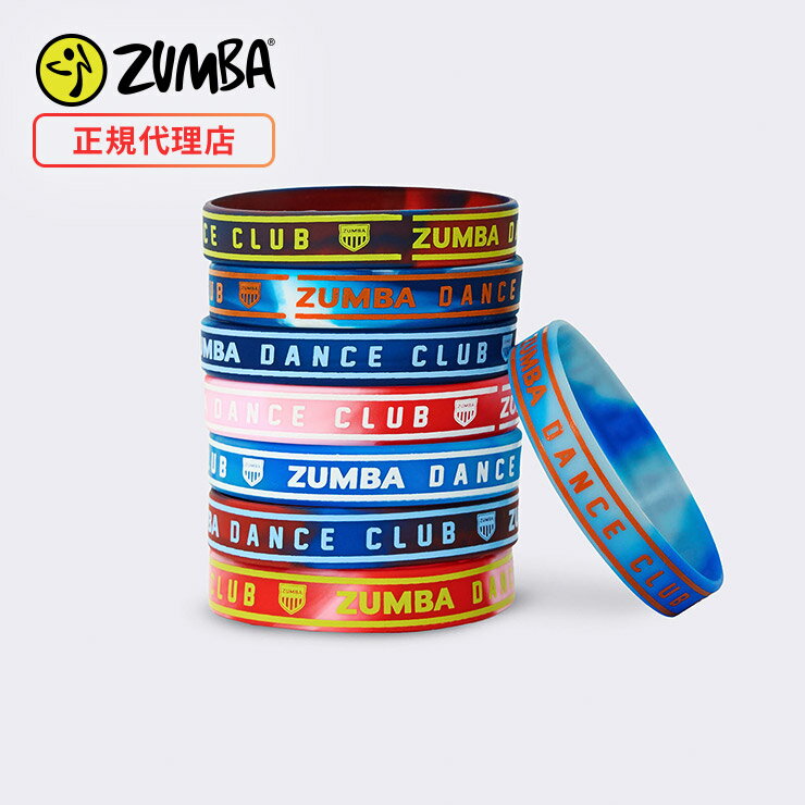 ZUMBA ズンバ 正規品 ラバーブレスレット マルチカラー エクササイズ フィットネス ジム スポーツ ダンス ヨガ ウェア ズンバウェア