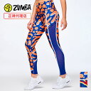 ZUMBA ズンバ 正規品 レギンス レッド ブルー オレンジ ブルー エクササイズ フィットネス ジム スポーツ ダンス ヨガ ウェア ズンバウェア(4)