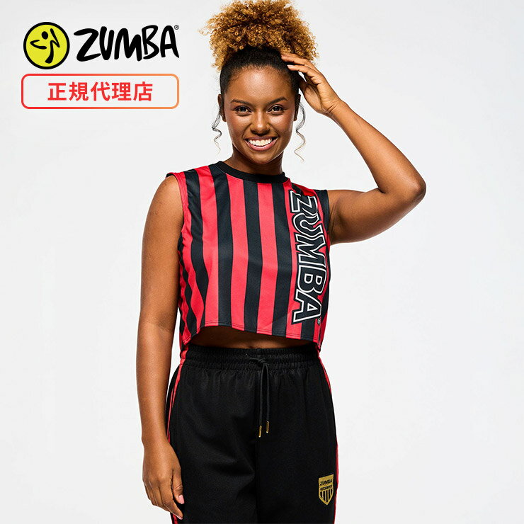 ZUMBA ズンバ 正規品 タンクトップ レッド ブラック エクササイズ フィットネス ジム スポーツ ダンス ヨガ ウェア ズンバウェア