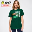 ZUMBA公式/ZUMBA ズンバ トップス tシャツ レディース 正規品 ズンバウェア 新作 夏 ユニセックス エクササイズ フィットネス ジム スポーツ ダンス ヨガ ウェア グリーン zumba ウエア ウェア 正規販売店 送料無料 SEM(4)