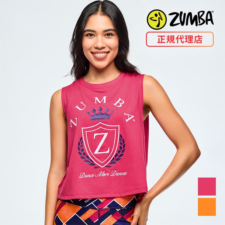 ZUMBA ズンバ 正規品 トップス レディース タンクトップ ルーズ マッスルタンク ロゴ エクササイズ フィットネス ジム スポーツ ダンス ヨガ ウェア ...