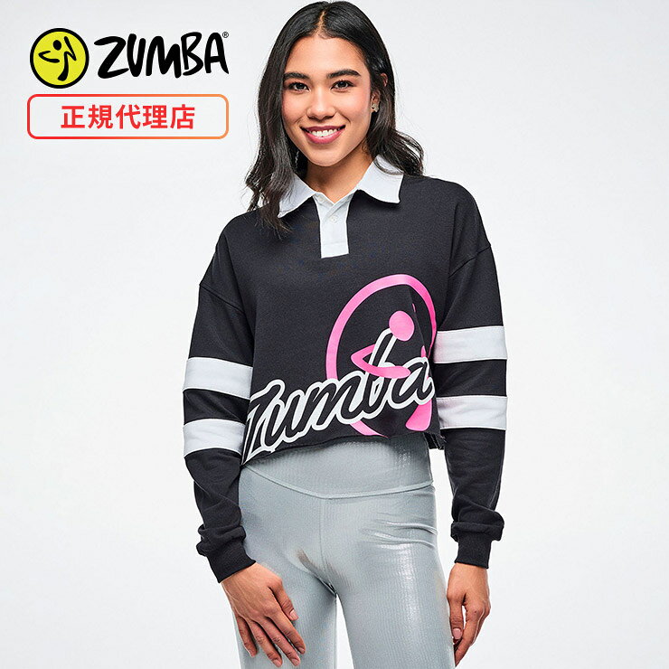 ZUMBAウェアの2026年春夏新作【ZUMBA Dale-Z Long Sleeve Crop Polo(Z1T001324)】はポロシャツ風の襟デザインとクロップ丈が印象的な長袖トップスです。ズンバ正規品ならではの品質とデザインでダンスもおしゃれも思いっきり楽しめます。 ZUMBA初心者 #ZUMBAファン #インストラクター ＃主婦ZUMBAユーザー #シニアZUMBAファン ・ブランド：ZUMBA（ズンバ公式） ・商品名：ZUMBA Dale-Z Long Sleeve Crop Polo ・カラー：ブラック ・素材：綿57%,ポリエステル38%,ポリウレタン5% ・特徴：長袖、クロップ丈、ポロ襟、フロントロゴ、袖ライン、ブラックカラー ・用途：ZUMBA・フィットネス・ダンス・スタジオ・イベント・レッスンなど ZUMBA ズンバ zumbaウェア ズンバウェア ズンバウエア 正規品 新作 正規 カリエンテ la body LA BODY エルエーボディ 海外 衣装 ヒップホップ ダンス衣装 ダンスウェア ダンスウエア フィットネスウェア ヨガウエア ヨガウェア エアロビクス エクササイズ エアロ リトモス トレーニングウェア スポーツウェア HIPHOP インストラクター ヨガパンツ コアリズム ストレッチ ジムウェア ダンス エアロビクス他オンラインストアとも在庫を共有しています。そのためご注文が集中いたしますと売り違いにより、 「ご注文完了」まで進んだ場合でも商品がご用意できない場合がございます。ショップによる注文の確認をもって売買契約成立となります。何卒、ご了承いただけますよう、よろしくお願い申し上げます。 寸法 《XSサイズ》胸囲：約100cm 身丈：約45cm 《Sサイズ》胸囲：約108cm 身丈：約47cm 《Mサイズ》胸囲：約114cm 身丈：約49cm 素材 綿57%,ポリエステル38%,ポリウレタン5% ポイント ・ZUMBA公式 正規品 ズンバウェア ・スポーティな印象のクロップ丈ポロシャツ ・ピンクのZUMBAロゴがアクセント ・短め丈なのでハイウエストボトムと相性◎ ・レオパード柄や総柄ボトムで遊び心あるコーデを楽しんで♪ 注意点 ▼洗濯前に商品のタグで品質表示を確認してください。 ▼海外ブランドの為、サイズにはご注意ください。 ▼ブラウザにより実物と写真の色が若干異なる場合がございます。あらかじめご了承下さい。 他店舗とも在庫を共有しています。 そのため売り違いによる在庫切れが発生する場合がございます。 予めご了承ください。