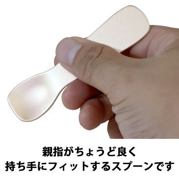 【即納可能】1個から作れる 自分でデザイン オリジナル アイスクリームスプーン 溶かしてすくう アルミ製 シャンパンゴールド メール便可