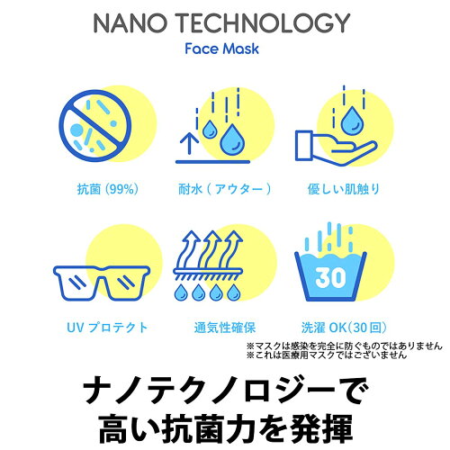 【即納可能】1枚から作れる自分でデザインオリジナル洗えるマスク3層構造抗菌耐水UVカット大人用サイズ