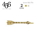 ≪456≫ エイプリル メイ ジューン全2色 弓矢アローモチーフ ヘアピン Arrow Designs Hair Pin レディース ギフト ラッピング
