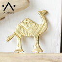 【待望の最新作】≪ADRAR≫ アドラル ラクダ らくだ 動物 アニマル デザイン ゴールド仕上げ ブローチ ピン ネイティブ Camel Pin (Gold) レディース ギフト ラッピング
