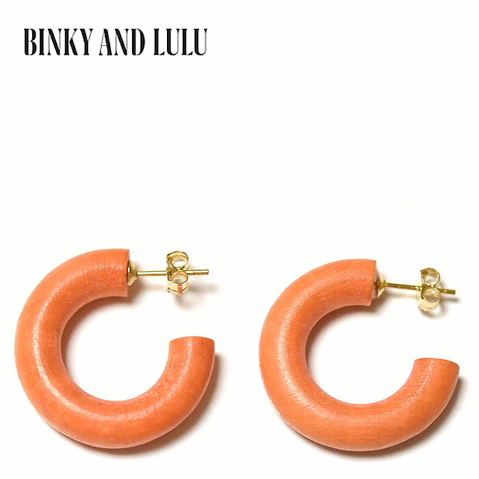 yJ񒅗pzBINKY AND LULU rL[Ah Ebh  i` IW ^WF {[ X[ t[vsAX Wood Hoop (Tangerine) fB[X Mtg bsO