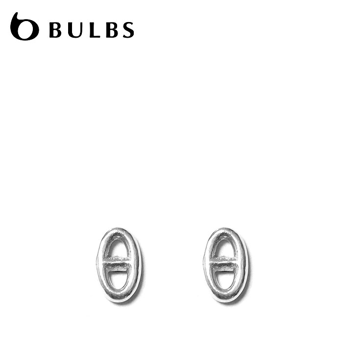 ≪BULBS≫ バルブス 楕円形 オーバル 小ぶり 小さめ シルバー スタッズ ピアス シェーヌダングル SV925 Heliconia bihai (Silver) レディース ギフト ラッピング