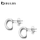【待望の最新作】≪BULBS≫ バルブス オーバル 楕円形 サークル スタッズ ピアス シルバー SV925 (Silver) レディース ギフト ラッピング