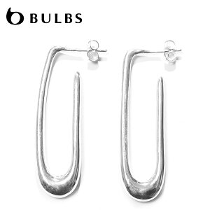 【石川恋さん 近藤千尋さん 着用】【VERY CLASSY Oggi 雑誌掲載】【再入荷】≪BULBS≫ バルブス ロング レクタングル フープ ピアス シルバー SV925 (Silver) レディース ギフト ラッピング
