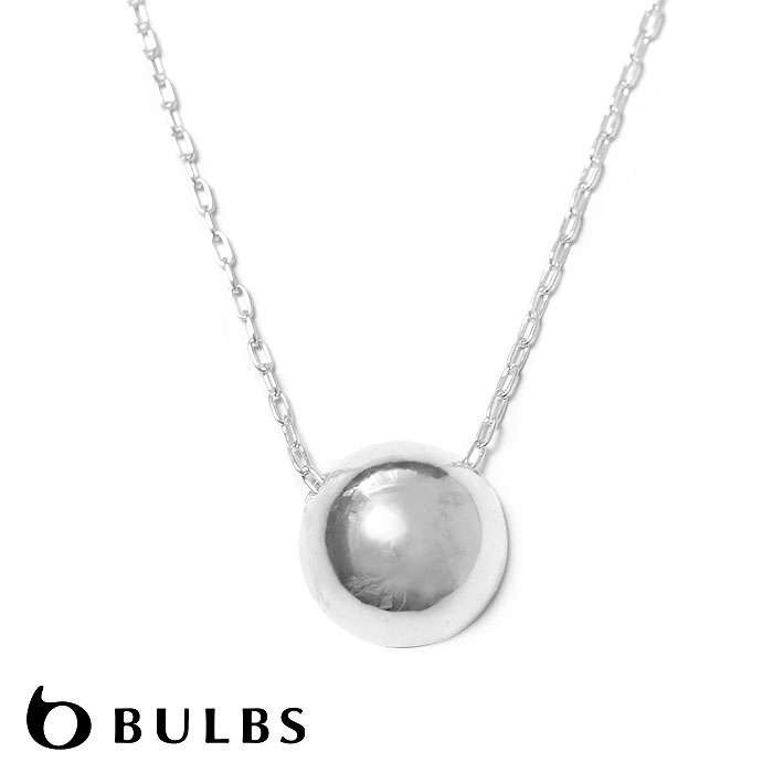 ZUTTOHOLICの【VERY 雑誌掲載】【再入荷】≪BULBS≫ バルブス ボール 半球体 丸 ぷっくり シルバー ネックレス SV925 Strychnos ignatii (Silver) レディース ギフト ラッピング｜アングル2
