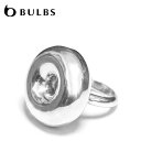 【待望の最新作】≪BULBS≫ バルブス ぷっくり ドーナツ ボリューム サークル リング デザイン シルバー リング SV925 (Silver) レディース ギフト ラッピング
