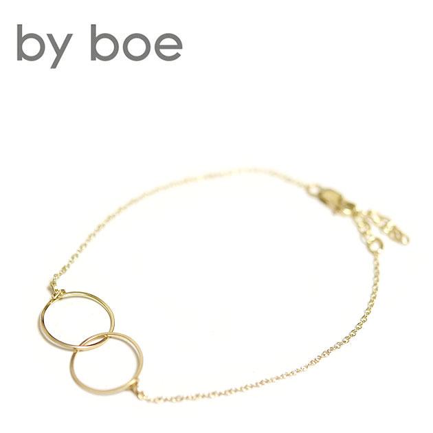 【待望の最新作】≪by boe≫ バイ・ボーサークル フープ ゴールド チェーン ブレスレット Bracelet (Gold)【レディース】【楽ギフ_包装】