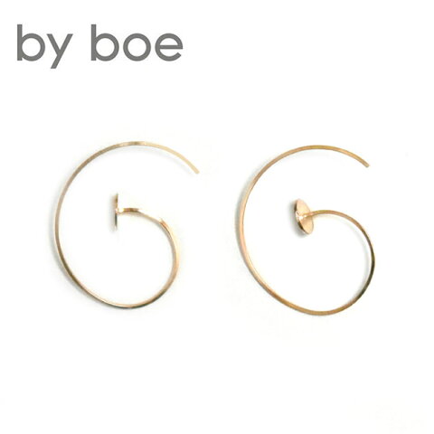 【ピアス全品10%OFF】≪by boe≫ バイ・ボーカーブ ピアス Earrings (Gold)【レディース】