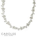 【待望の最新作】≪CAROLEE≫ キャロリー スワロフスキー シルバー ネックレス ビジュー クリスタル Necklace (Silver) レディース ギフト ラッピング