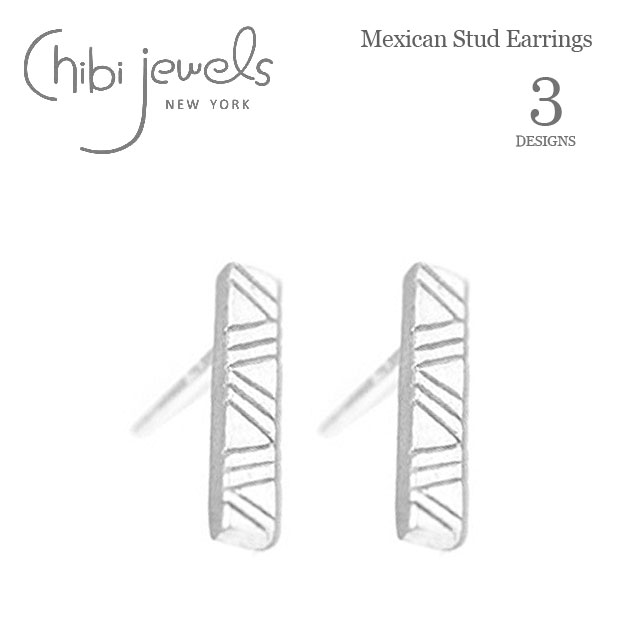 yēׁzchibi jewels `rWGYS3fUC gCAO hbg n}[h X^bYsAX Mexican Stud Earrings (Silver)fB[X Mtg bsO