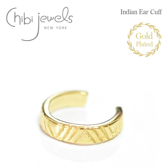 yҖ]̍ŐVzchibi jewels `rWGYlCeBu gCAO hbg n}[h C[Jt S[h 14dグ Indian Ear Cuff (Gold) fB[X Mtg bsO