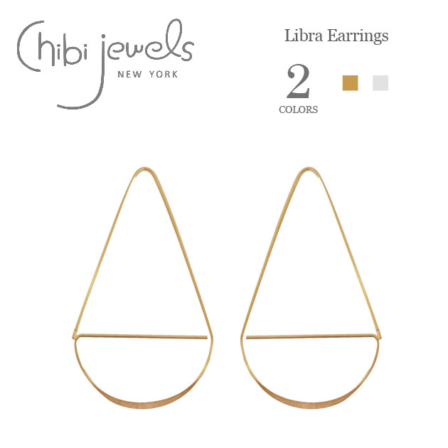 chibi jewels `rWGY S2F eBAhbv V`[t sAX Libra Earrings (Gold/Silver) fB[X Mtg bsO