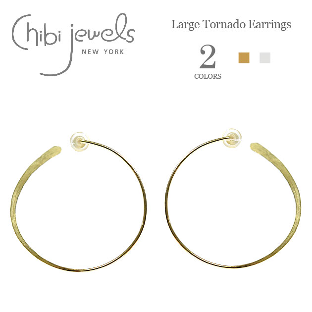 yēׁzchibi jewels `rWGYS2F T[N gl[h@X^bYsAX Large Tornado Earrings(Gold/Silver) fB[X Mtg bsO