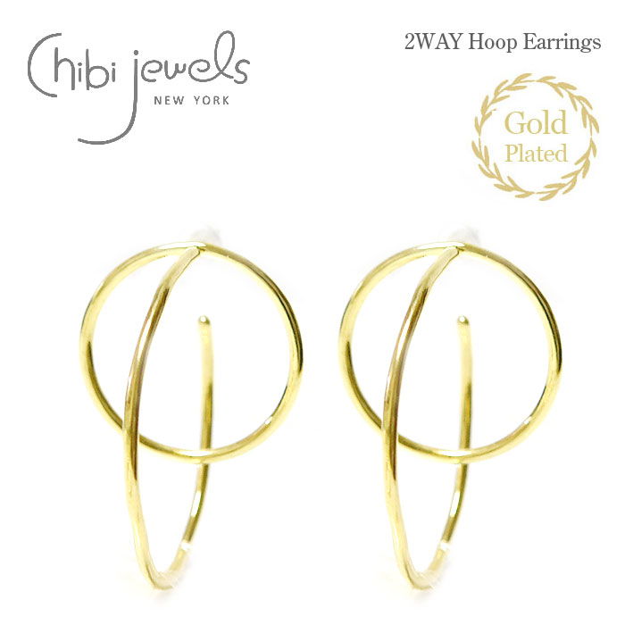 yҖ]̍ŐVzchibi jewels `rWGY 2WAY T[N S[h t[v sAX 14dグ 2WAY Earrings (Gold) fB[X Mtg bsO