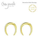 【待望の最新作】≪chibi jewels≫ チビジュエルズ ホースシュー 馬蹄 ゴールド スタッズ ピアス 14金仕上げ Horseshoe Studs Earrings (Gold) レディース ギフト ラッピング