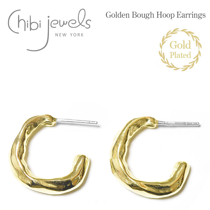 yJ Ai񒅗pzyOggi Gfځzyēׁzchibi jewels `rWGY t[v sAX S[h 14dグ Golden Bough Hoop Earrings (Gold) fB[X Mtg bsO