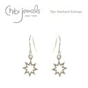 ≪chibi jewels≫ チビジュエルズシルバー星スターモチーフ ピアス Tiny Starbrust Earrings (Silver) レディース ギフト ラッピング