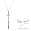 【今だけ10%OFF】≪chibi jewels≫ チビジュエルズボヘミアン 十字架クロス シルバーロングネックレス Large Cross Necklace (Silver)【レディース】【楽ギフ_包装】