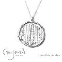 【再入荷】≪chibi jewels≫ チビジュエルズ AMOR アモーレ 文字 ロゴ コインネックレス メダリオン シルバー SV925 Letter Coin Necklace (Silver) レディース ギフト ラッピング