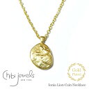 yēׁzySiΏ500~OFFN[|zzzchibi jewels `rWGY Ñ MV CIjA RClbNX CI [t _ lbNX S[h 14dグ Ionia Lion Coin Necklace (Gold) fB[X Mtg bsO
