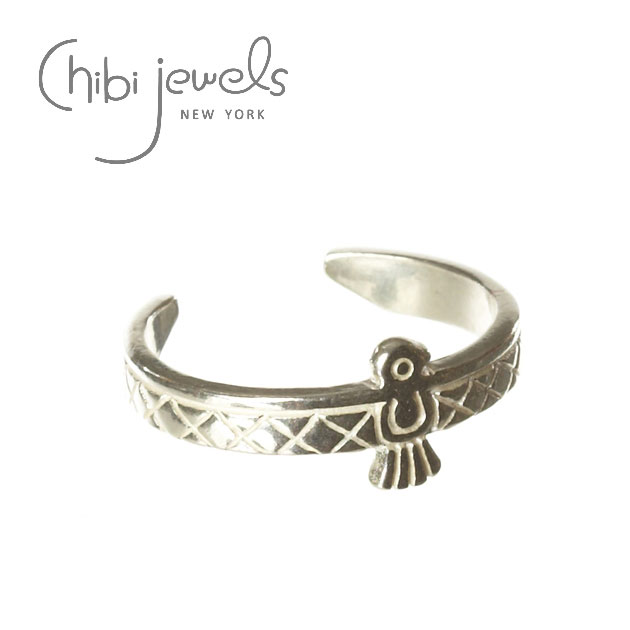 ≪chibi jewels≫ チビジュエルズボヘミアン ネイティブバード シルバーリング 指輪 Native Bird Ring (Silver) レディース ギフト ラッピング