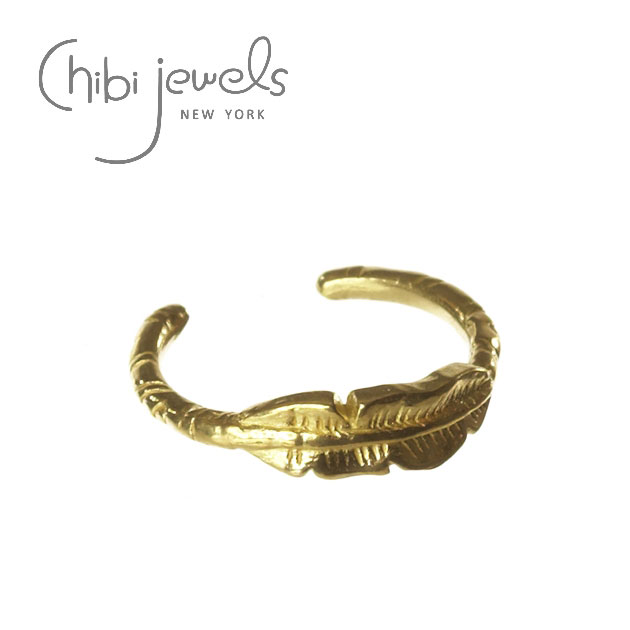 yēׁzchibi jewels `rWGY {w~A H tFU[ S[h O w Feather Ring (Gold) fB[X Mtg bsO
