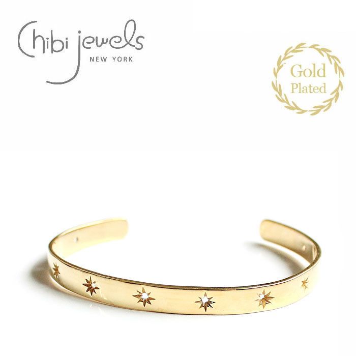 ySTORY CLASSY Gfځzyēׁzchibi jewels `rWGY  X^[ `[t S[h oO 14S[hdグ Stargazing Cuff Bracelet (Gold) fB[X Mtg v[g