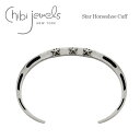 【再入荷】【3点以上で15%OFFクーポンあり】【Rakuten Fashion THE SALE 50%OFF】≪chibi jewels≫ チビジュエルズ星 スター 馬蹄ホースシュー C型バングル Star Horseshoe Cuff (Silver) レディース ギフト ラッピング